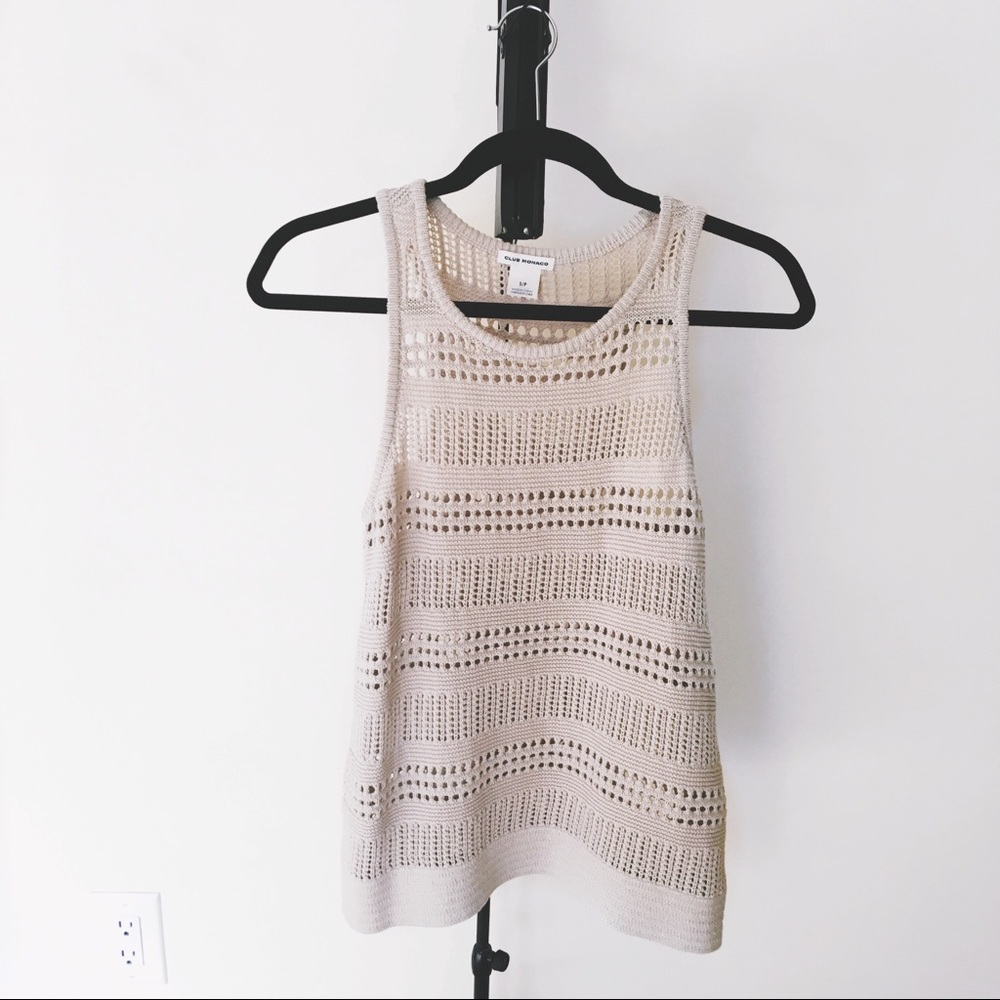 Club Monaco Breezy Knit Tank